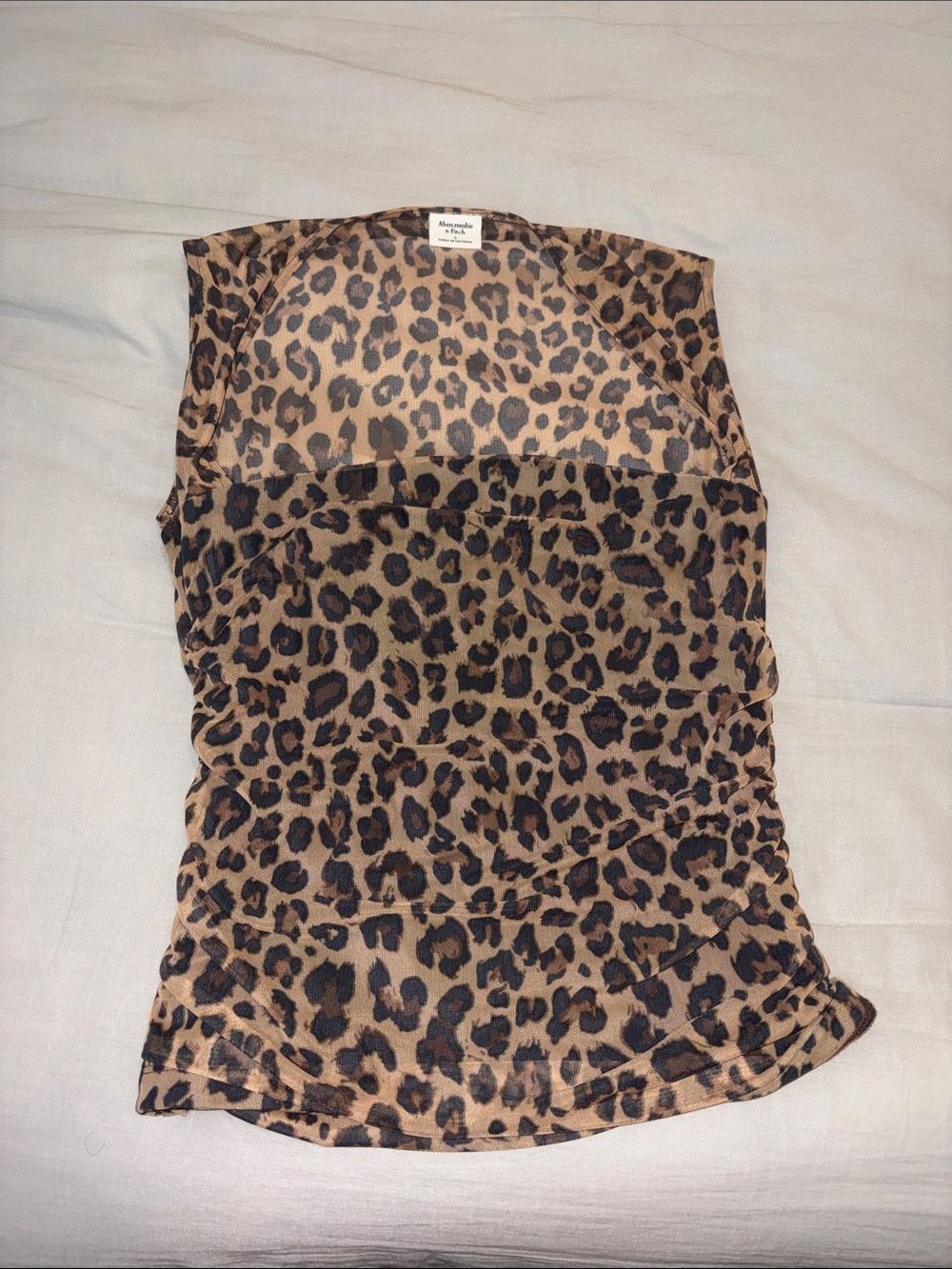 Abercrombie Ava Top Leopard Print Women's Top